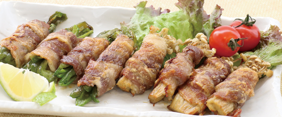 豚肉巻き2種